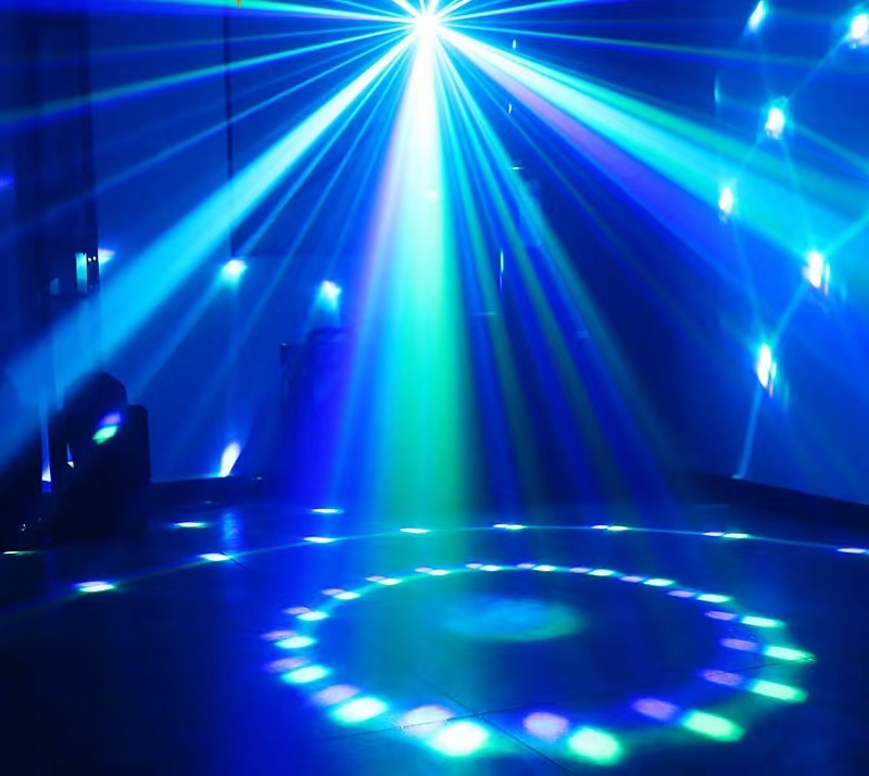 Baisun New  Kaleidoscope 4 in 1RGB Plastic Effective Laser Strobe Light with Remote Co<i></i>ntrol  for Stage bar Ktv