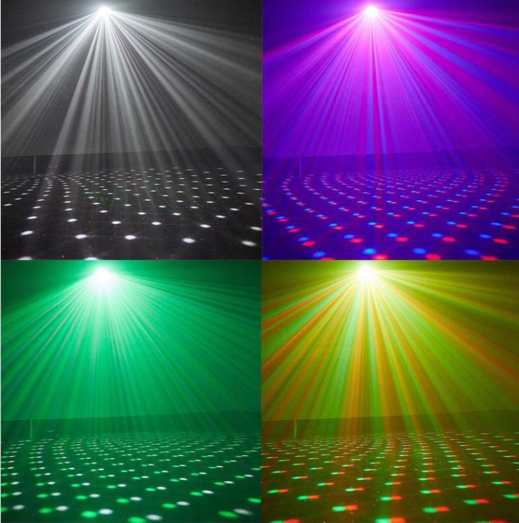 Baisun New  Point Shapes, Patterns, Water Lines, Auroras, Circles RG  2 in 1 Laser Light with Remote Co<i></i>ntrol Stage bar Light