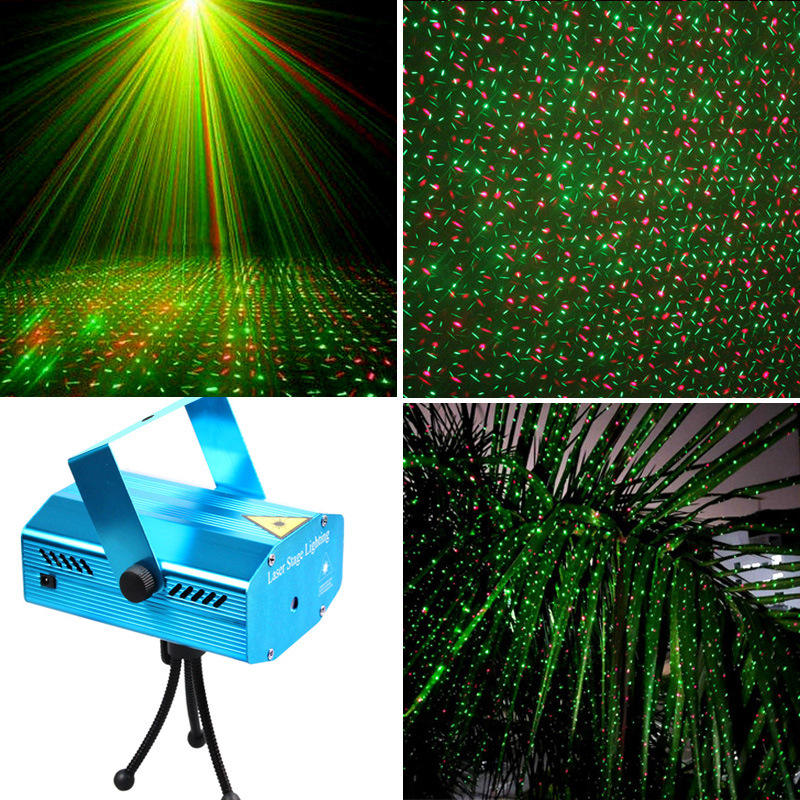 BAISUN Mini Red and Green Gypsophila Laser Lights bar Disco Ktv Decorative Stage Lighting