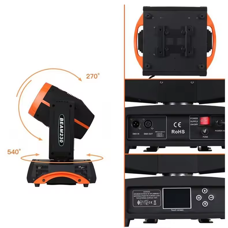 230W LED Beam Pattern Light 7R Moving Head Light SMH850picture4