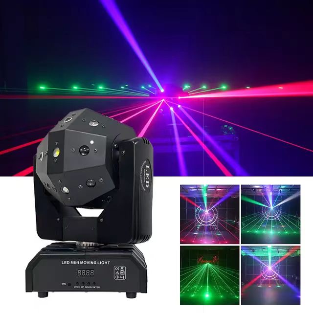 Santu  16pcs 3 in 1  Beam Moving Head Light RG Laser Light for Stage Light bar Ktv