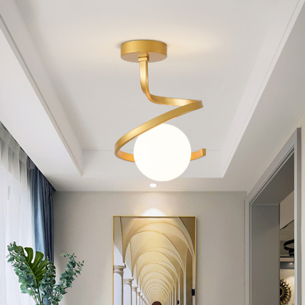 Corridor Ceiling Light, Bedroom Light, Minimalist Modern Creative Ceiling Lamp, Simple Nordic Style for Living Room and Bedroom