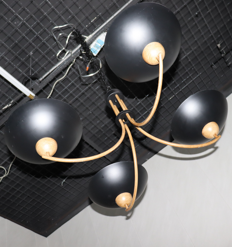 Elegant American Retro Chandelier Iron Lighting Fixtures for Bedrooms Middle Sizing