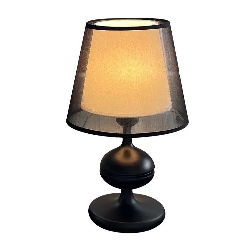 Vintage Black American Touch Control Table Lamp DTL2770