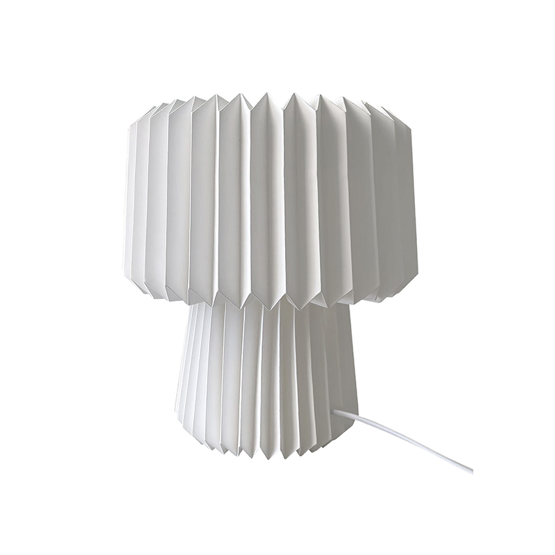 Foldable Rice Paper with Origami Lighting Handmade Elegant Study Desk Lamp DTL2710