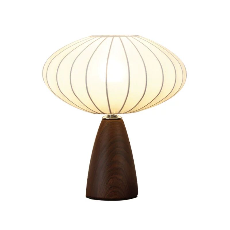 Japanese New Creative Lantern Design Ceramic Fabric Simple Table Lamp DTL2680