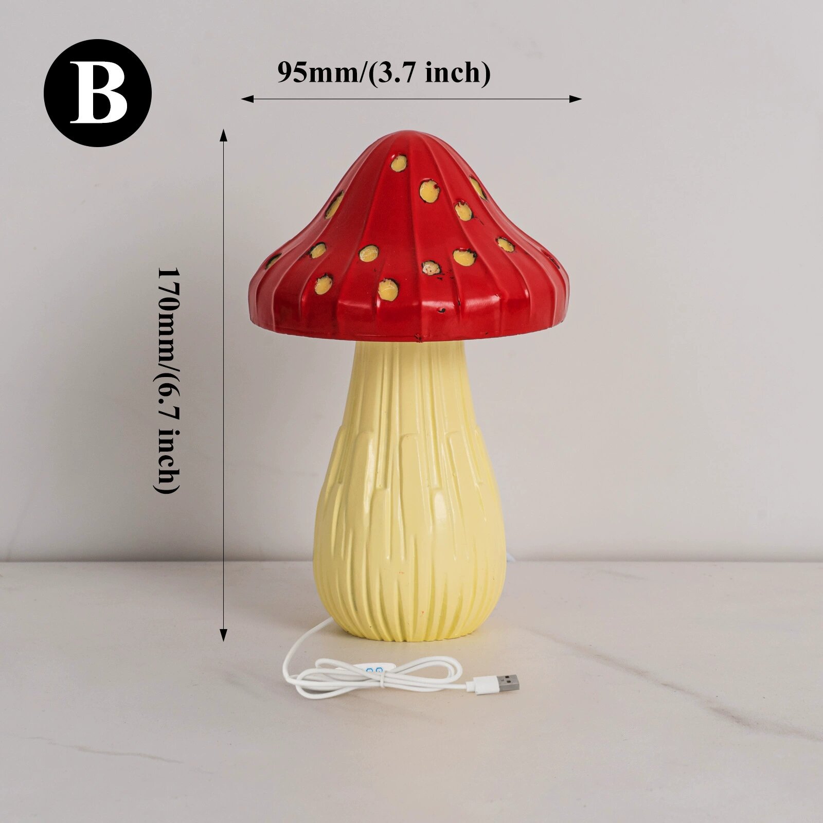 New Creative LED Table Lamp Mushroom Atmosphere Night Light Suitable for Bedroom Study Bedside