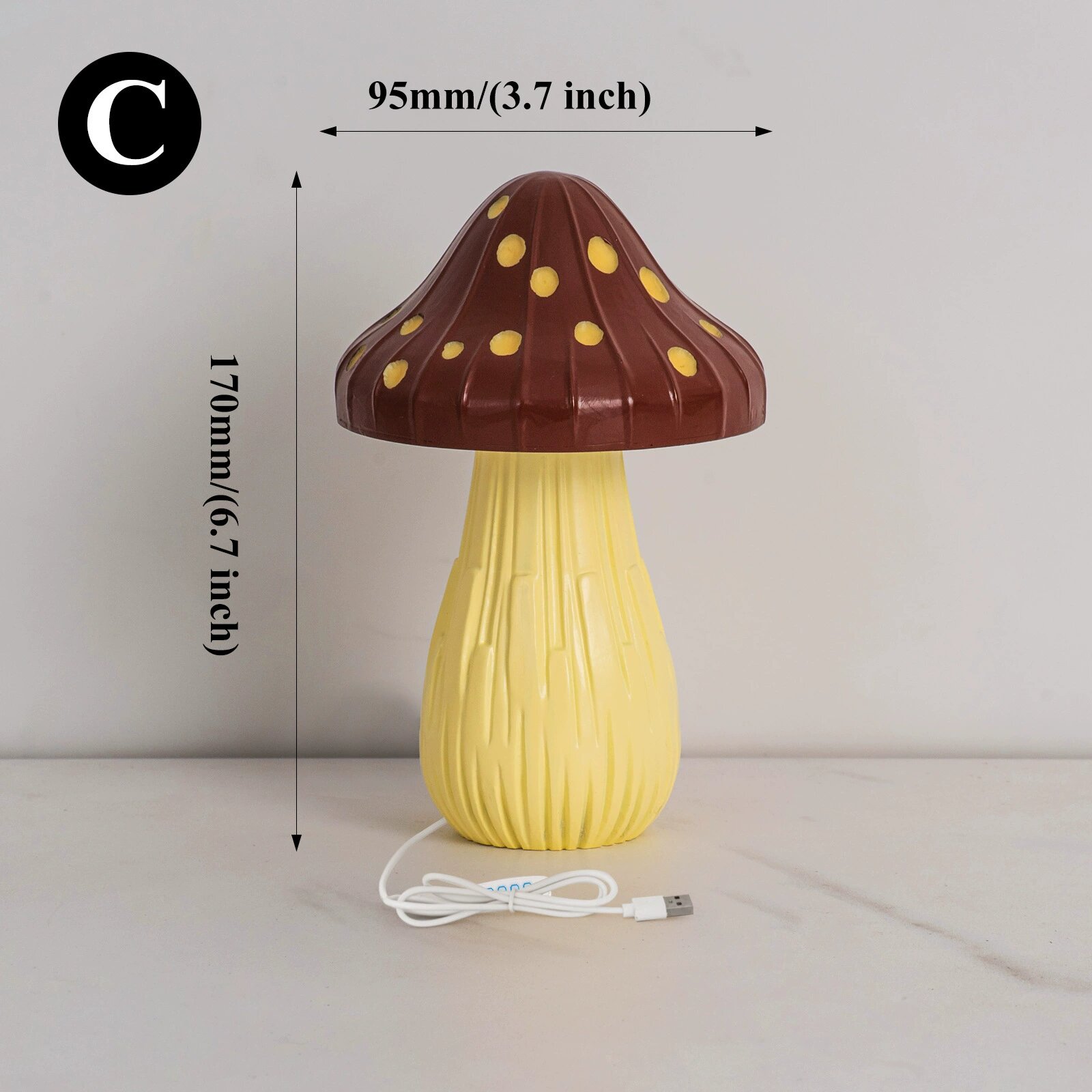 New Creative LED Table Lamp Mushroom Atmosphere Night Light Suitable for Bedroom Study Bedside