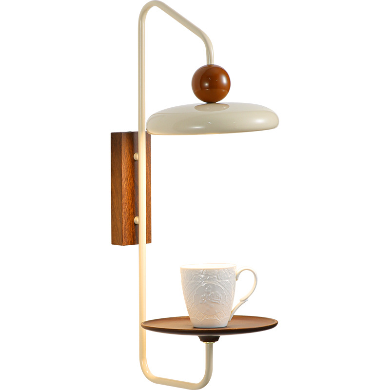 Japanese Vintage Style High-end Wood Tabletop Wall Lamp WL4820