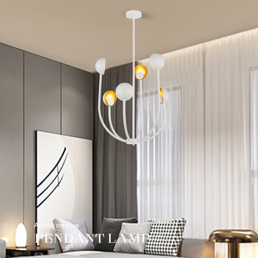 Nordic Minimalist Family Restaurant Decoration Metal Chandelier CHA510picture3