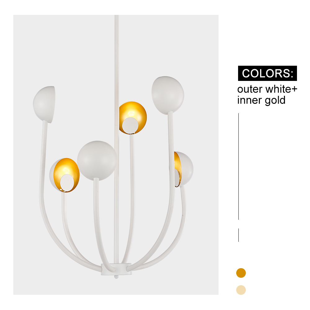 Nordic Minimalist Family Restaurant Decoration Metal Chandelier CHA510picture4