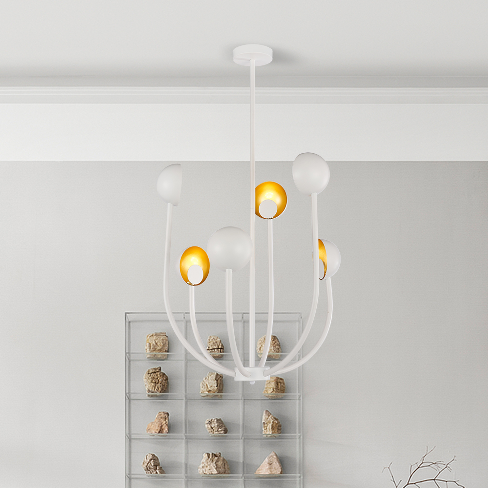 Nordic Minimalist Family Restaurant Decoration Metal Chandelier CHA510picture6