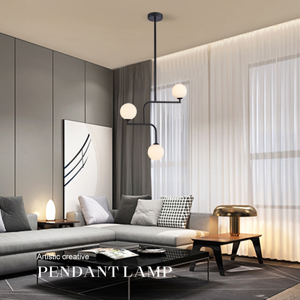 Postmodern Bedside Dining Room Glass Ball Decoration G9 Chandelier CHA560picture3
