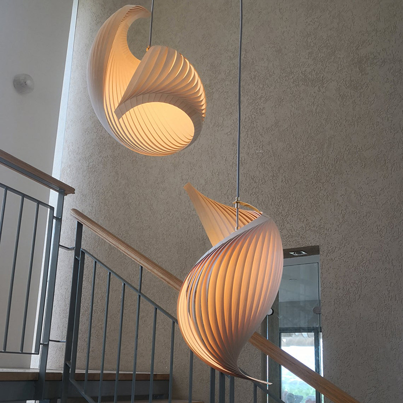 Creative Nordic Industrial Vintage Retro Horn Shape Light Pendant Light PEN1750picture4