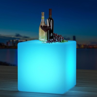 Nightclub Furniture Seat Rechargeable LED Plastic Cube Light CBL160picture7