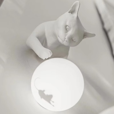 Bedroom Cat and Mouse Animal Table Wall Lamp WL4690picture7
