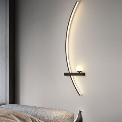 Modern Simple Long Strip Decorative Wall Lamp WL4770picture7