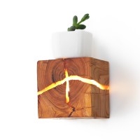 Crack Wood Grain Creative Background Wall Lamp WL4840
