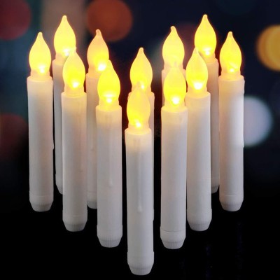 Flameless LED Taper Candles Flickering Yellow Candle Lights CAD280picture7