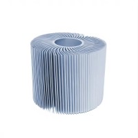 Round Star Aluminum Profile Anodized Extruded Aluminium LED Heat Sink HS160