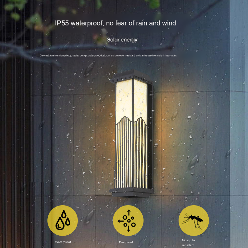 Solar Waterproof European Style Outdoor Wall Lamp SWL2270picture3