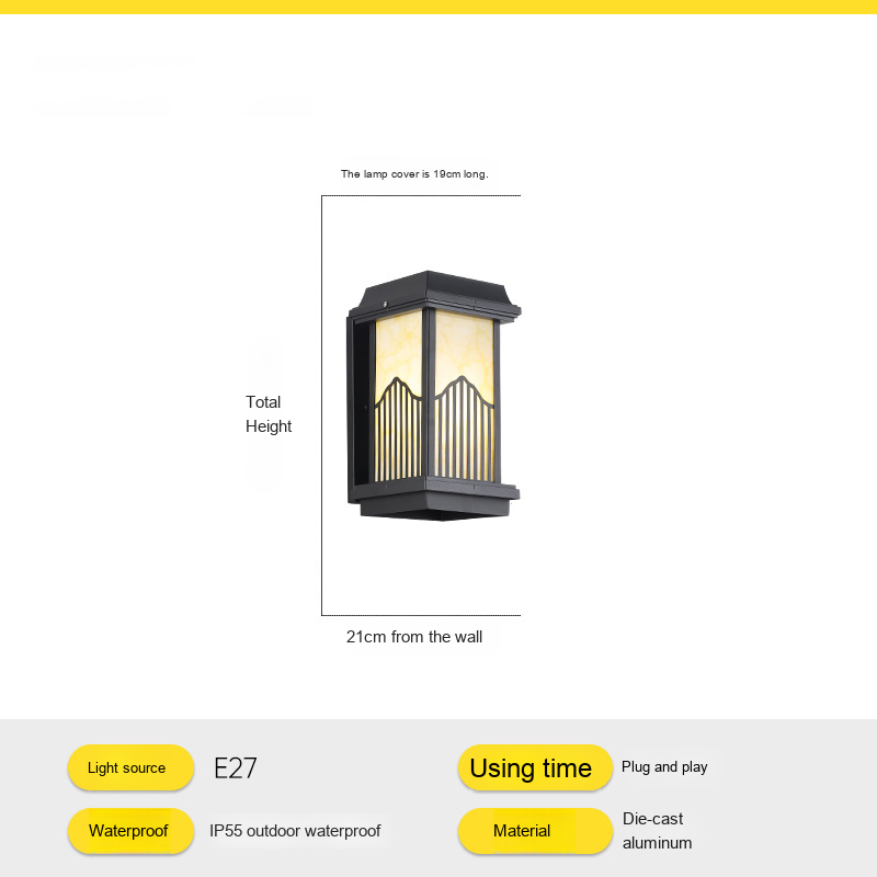 Solar Waterproof European Style Outdoor Wall Lamp SWL2270picture6