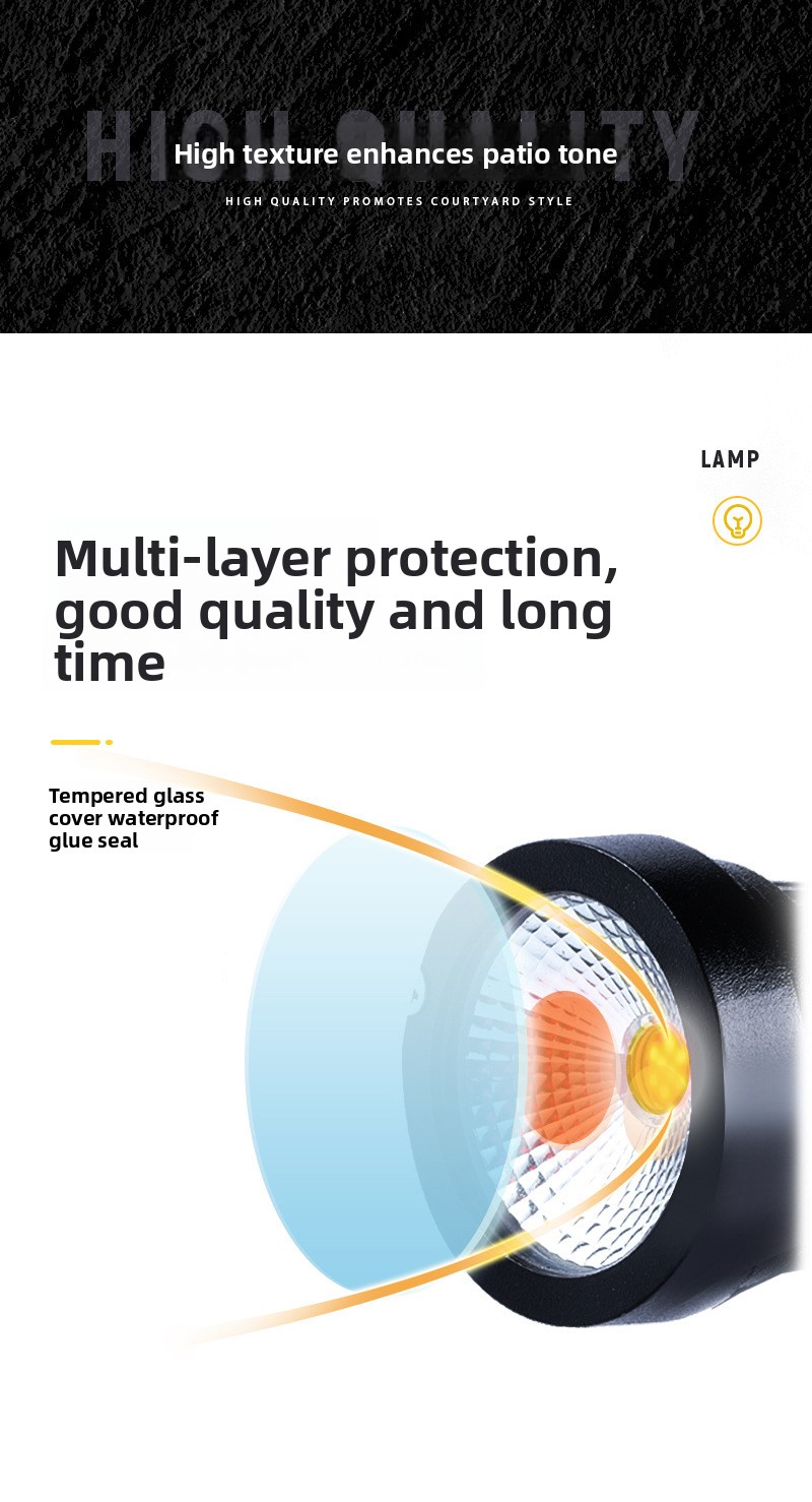 10W Integrated Solar LED Waterproof RGB High-Brightness Solar Garden Lights for Outdoor