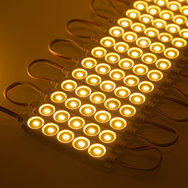 Yellow LED Modules DC24V 1.2W 5Chip Full Color Light LED Modules MD370picture2