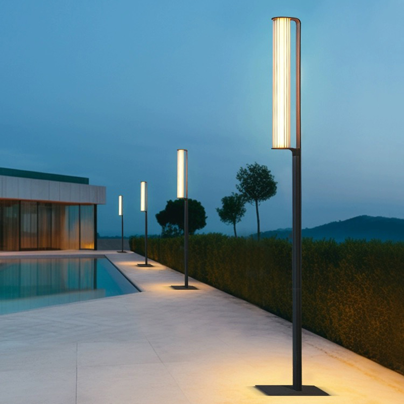 IP65 Waterproof Stainless Steel European Vintage High Pole LED Street Lamp STR840picture2