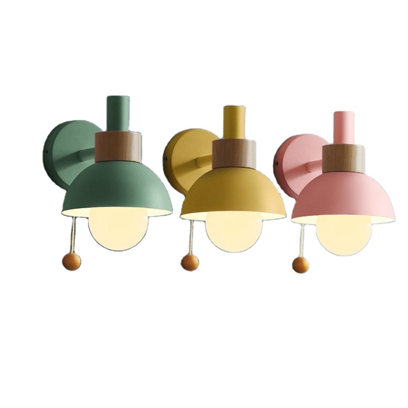 Custom Nordic Simple Modern Macaron LED Wall Lamp for Living Room WL5060picture2