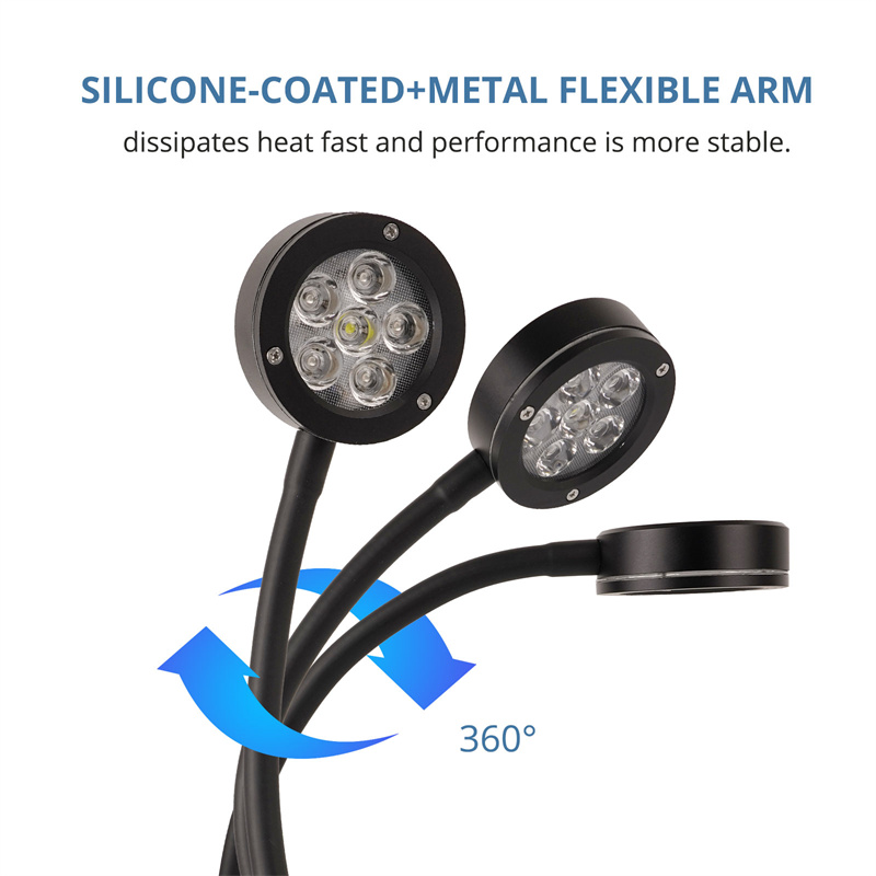 Stylish Seawater Ocean Coral Reef 3 Color LED Light Clip-on Aquarium Lights AQL350picture5