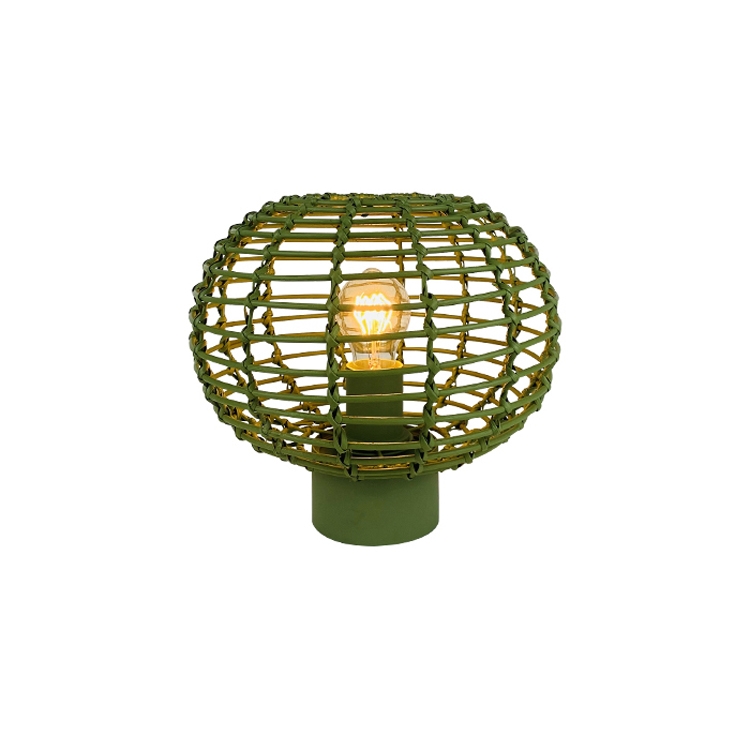 Home Decoration New Arrivals Handmade Led Rattan Table Lamps Home Decor Custom Factory