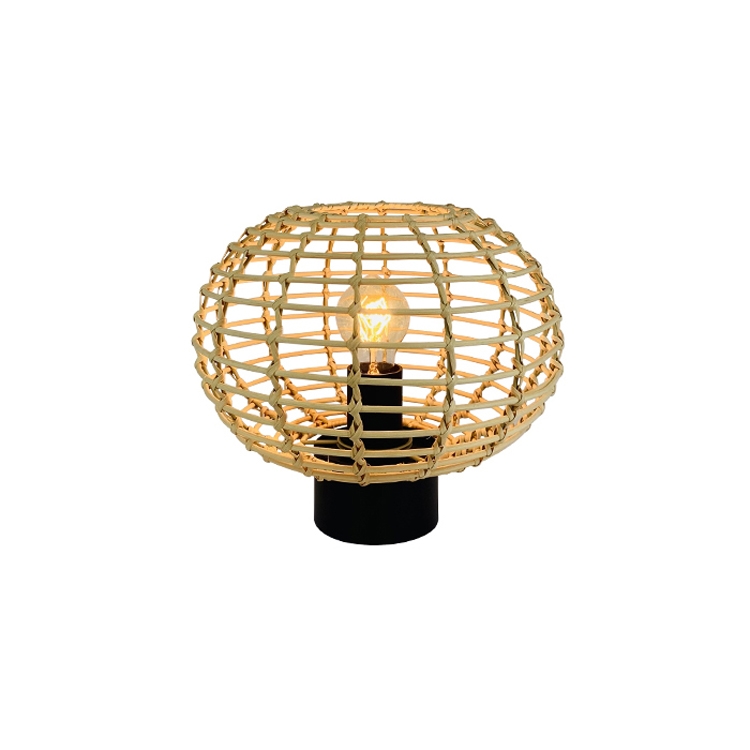 Home Decoration New Arrivals Handmade Led Rattan Table Lamps Home Decor Custom Factory