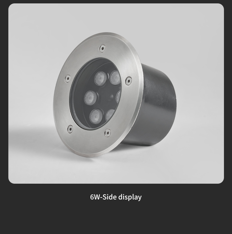 IP68 Waterproof RGB LED Outdoor Spotlight 6W Recessed Inground Lamp UG1320picture4