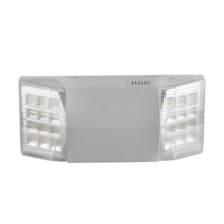 Two Square Heads 3Hours Wall Mount Fire Fighting LED Emergency Light EXL280