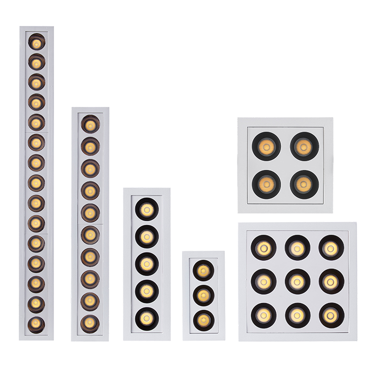 Office Building Shopping Mall Indoor Deep Concave Anti-glare LED Grille Lamp GRL350picture2