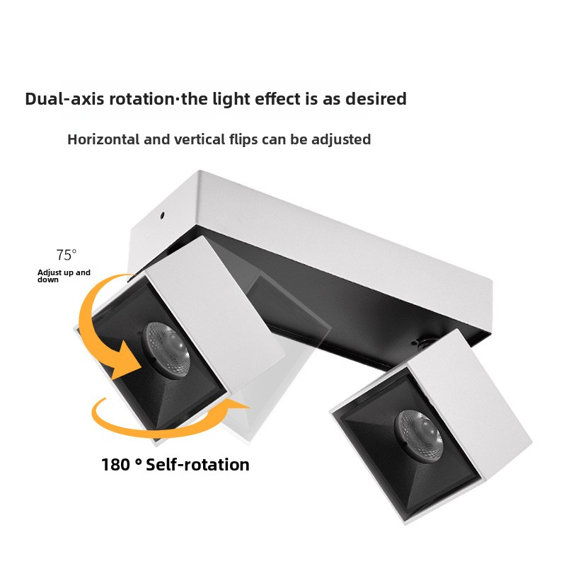 7W LED Downlight Modern Surface Mounted Adjustable Angle Foldable Spotlight DL2560picture2