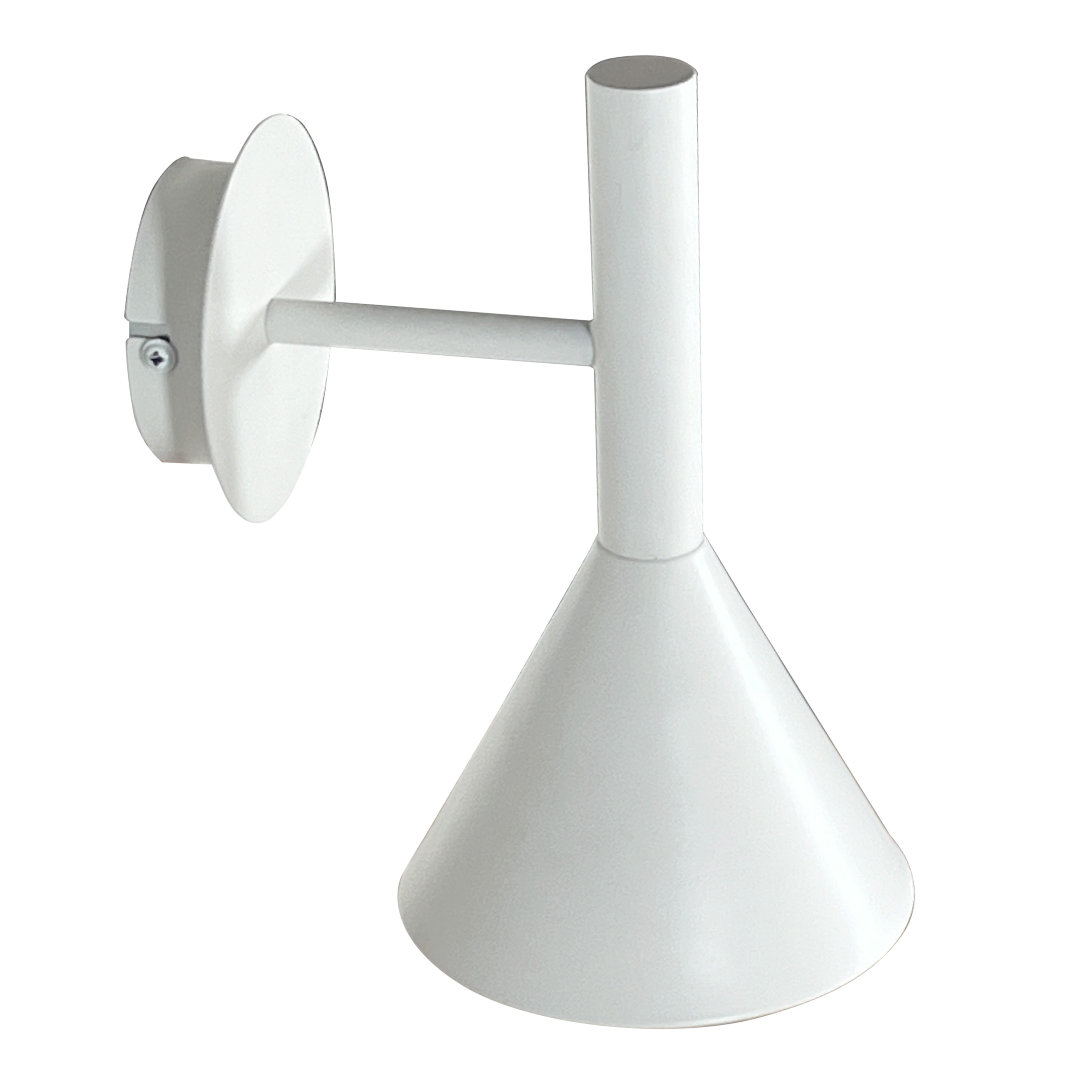 Matte White E12/E14 Socket Conical Shape Wall Lamp for Bathroom Hotel WL6270