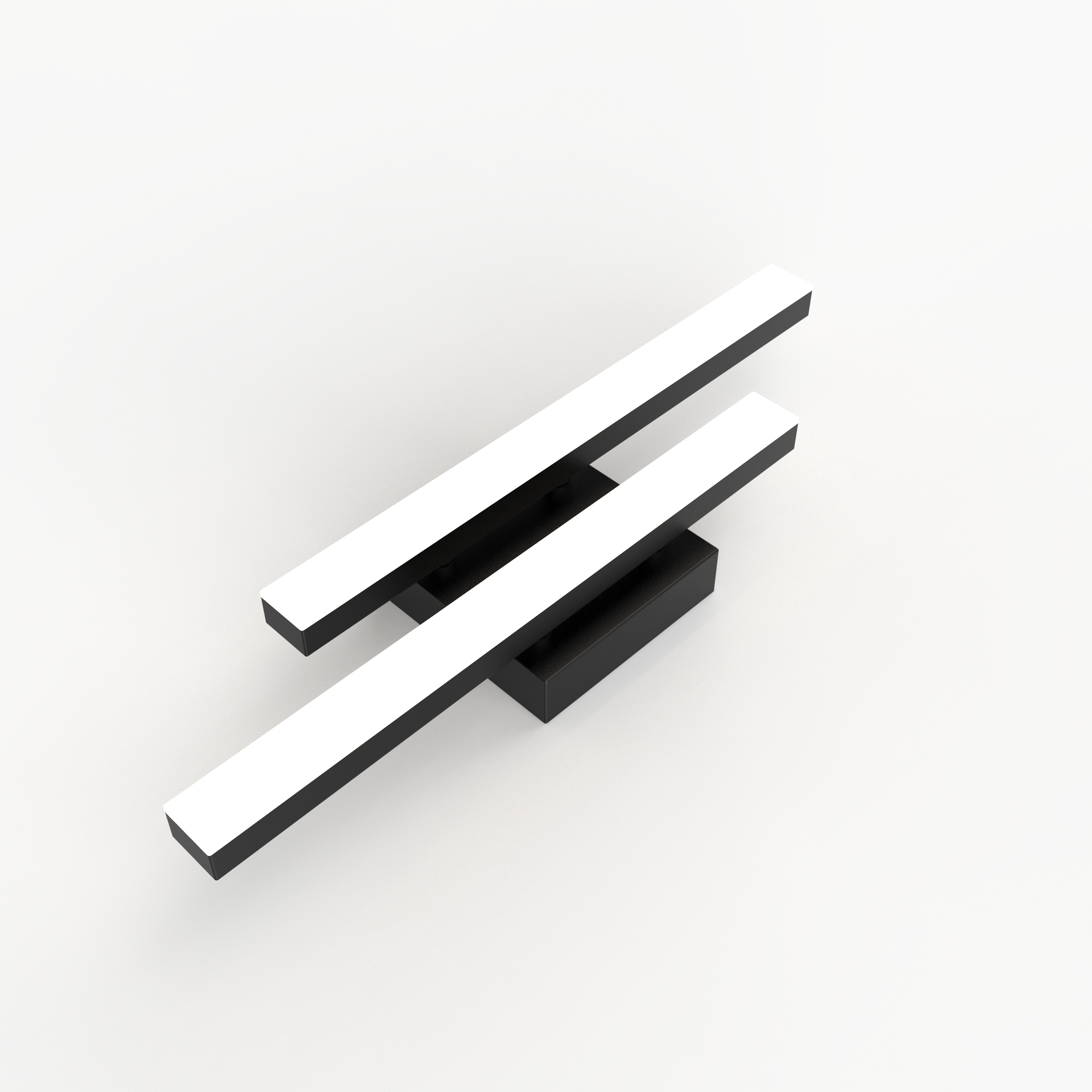 Simple Style LED Indoor Decorative Wall Lamp with Strip Shape Black Finish WL6260picture3