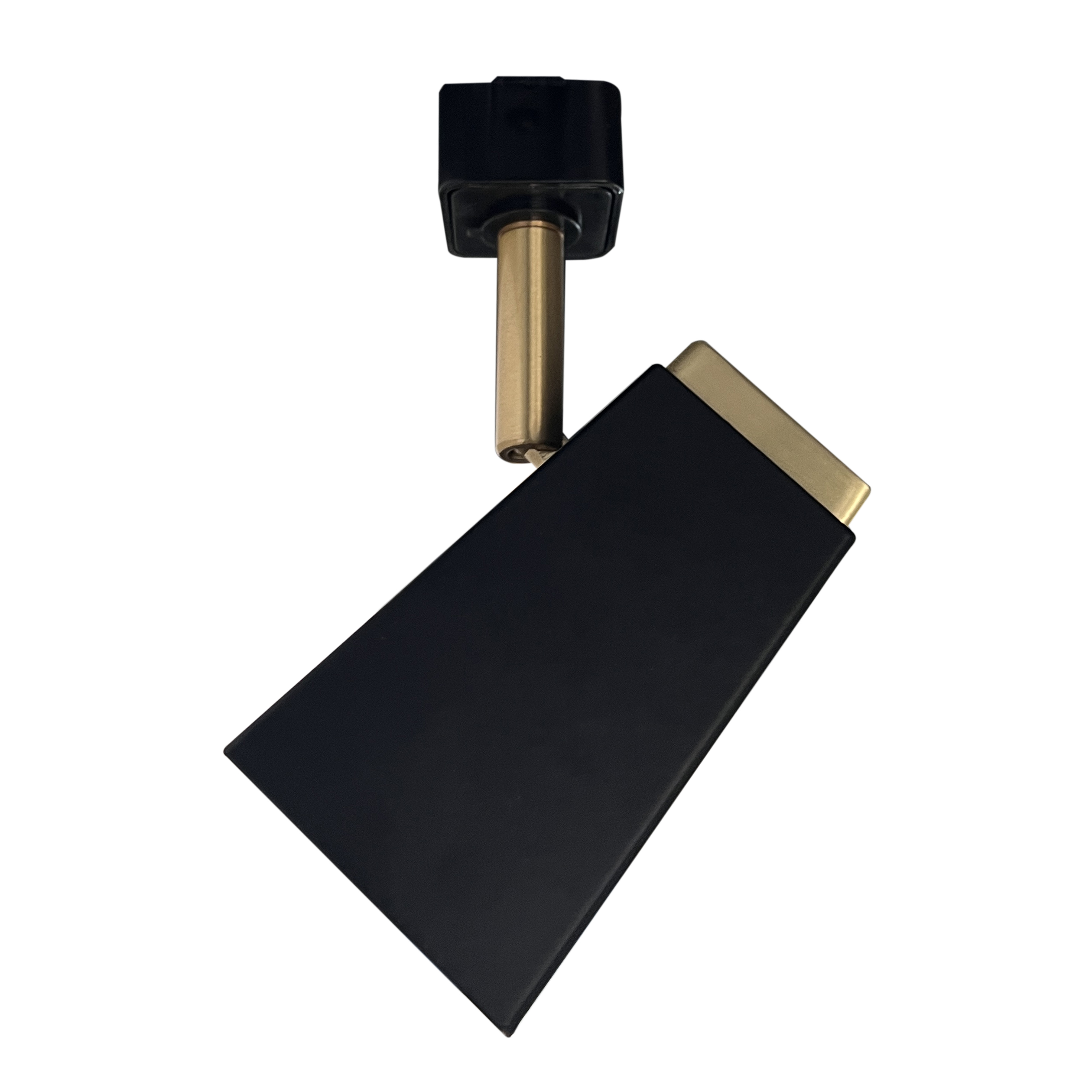 Square Shade with Black Finish and Sand Gold Back 5W GU10 Bulb Track Spot Light TR1640