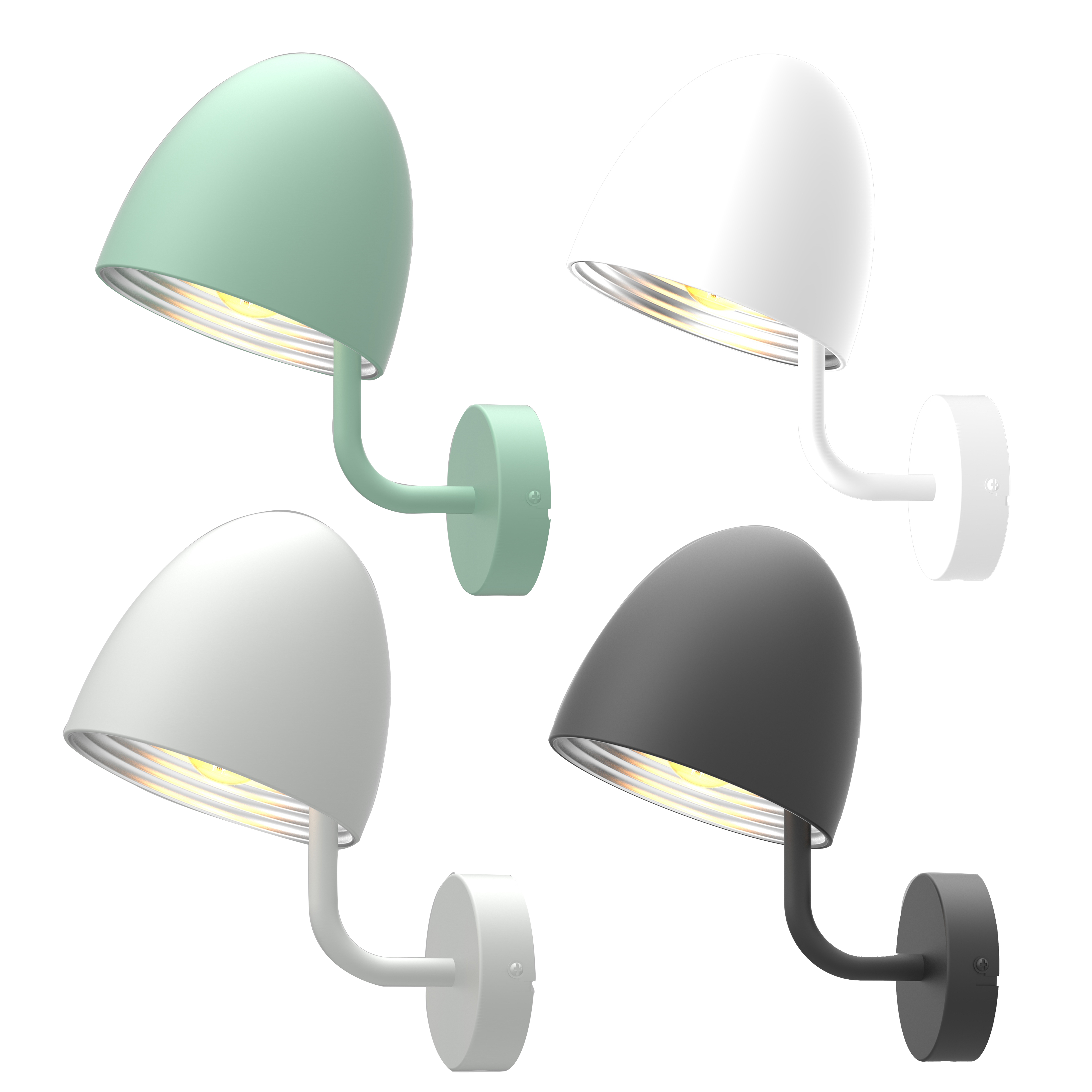 E12/14 Indoor Bulbs Wall Lamp with Simple Design for Hotel or Office Use WL6250