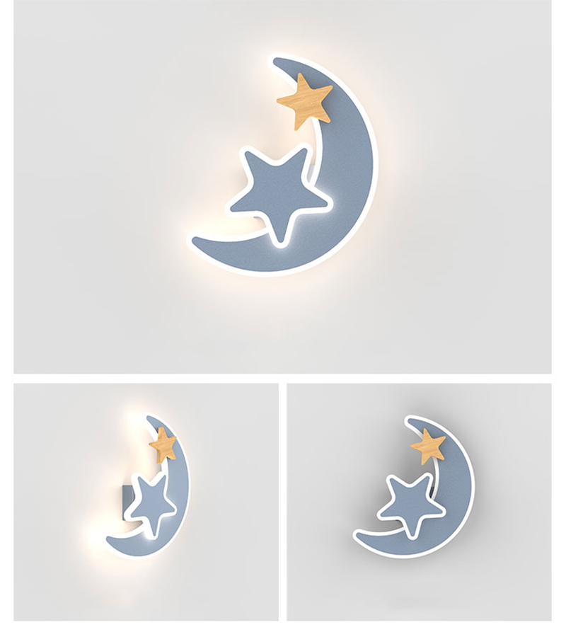 Modern Wall Lamp Light with LED and Moon Deco Creative Cartoon WL6190picture3