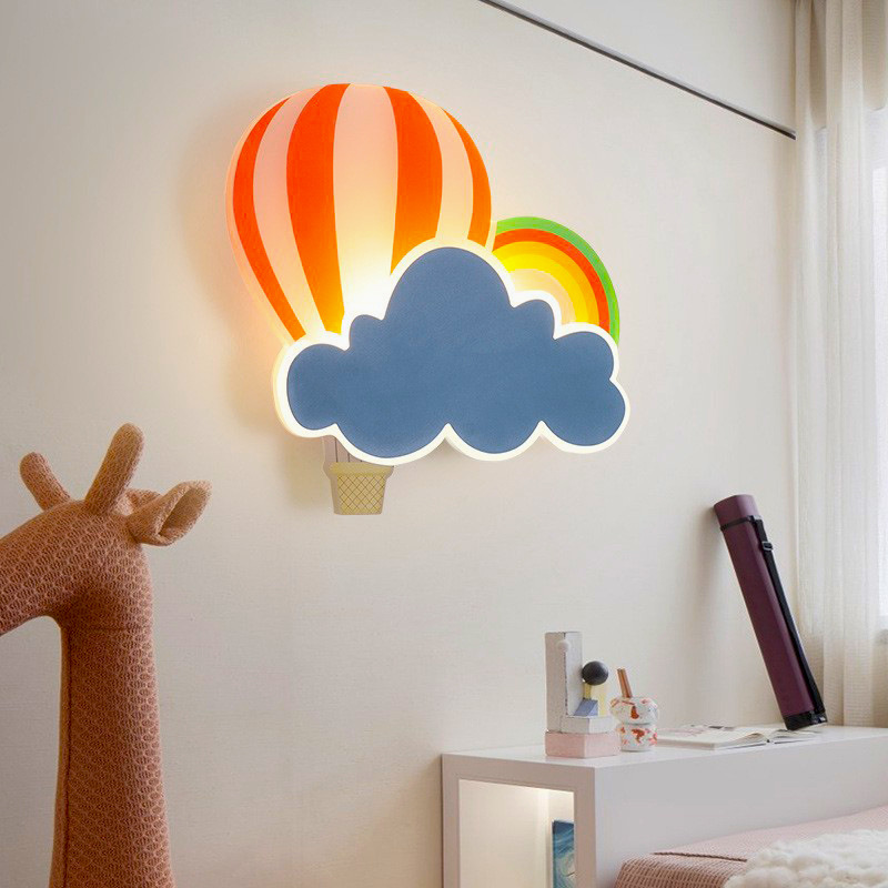 Modern Rainbow Cloud Home Decoration Children Room Wall Lamp WL6180picture2