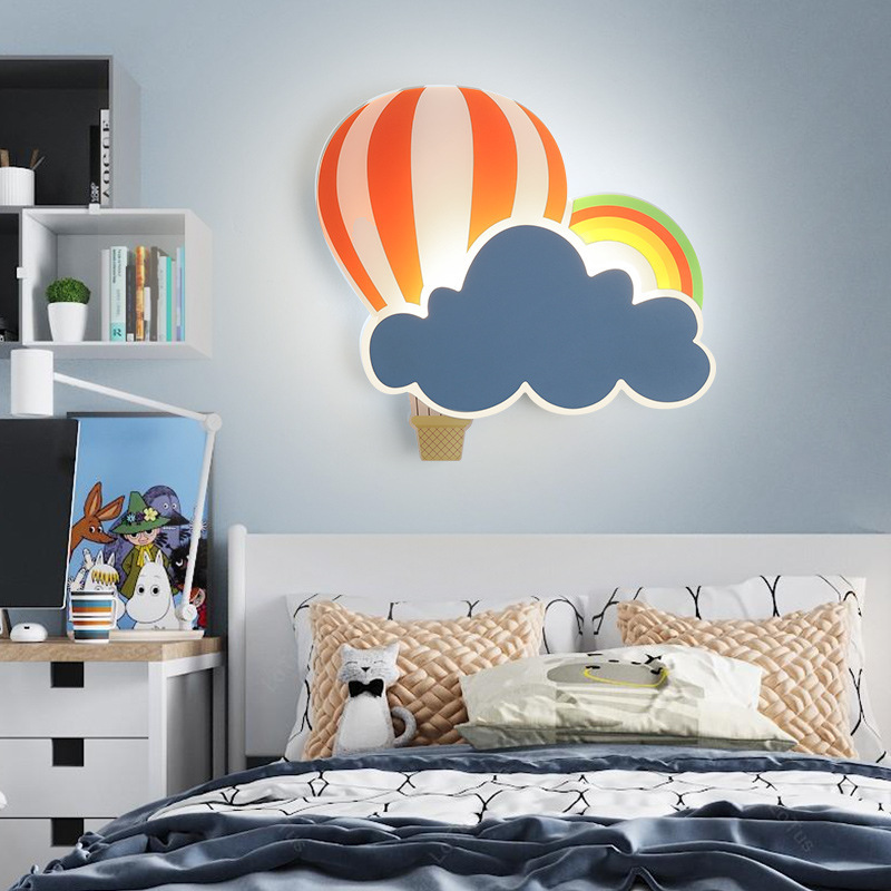 Modern Rainbow Cloud Home Decoration Children Room Wall Lamp WL6180picture3