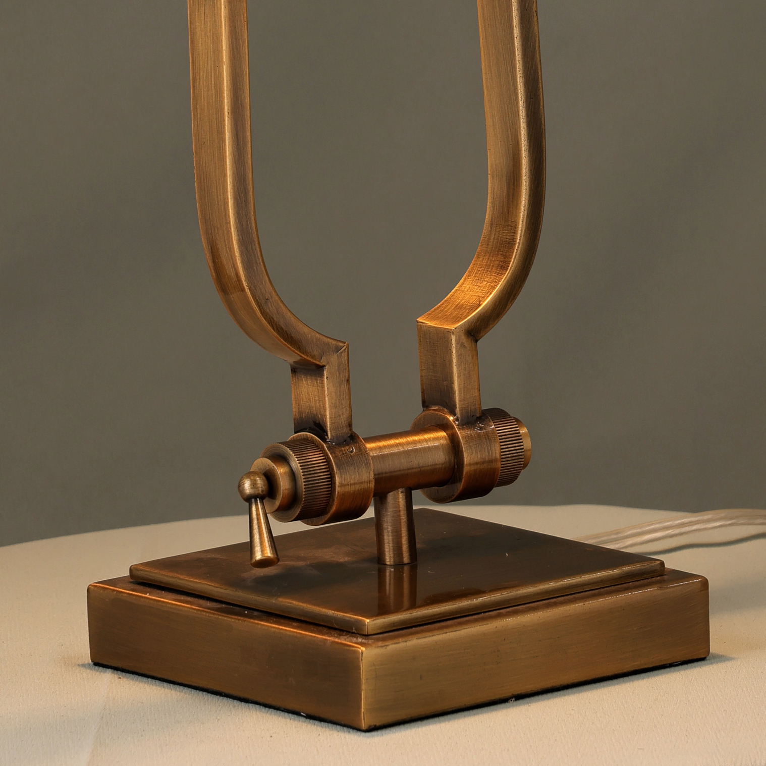 Traditional Vintage Brass 14" LED Piano Banker Gold Brass Table Lamp RTS620picture5