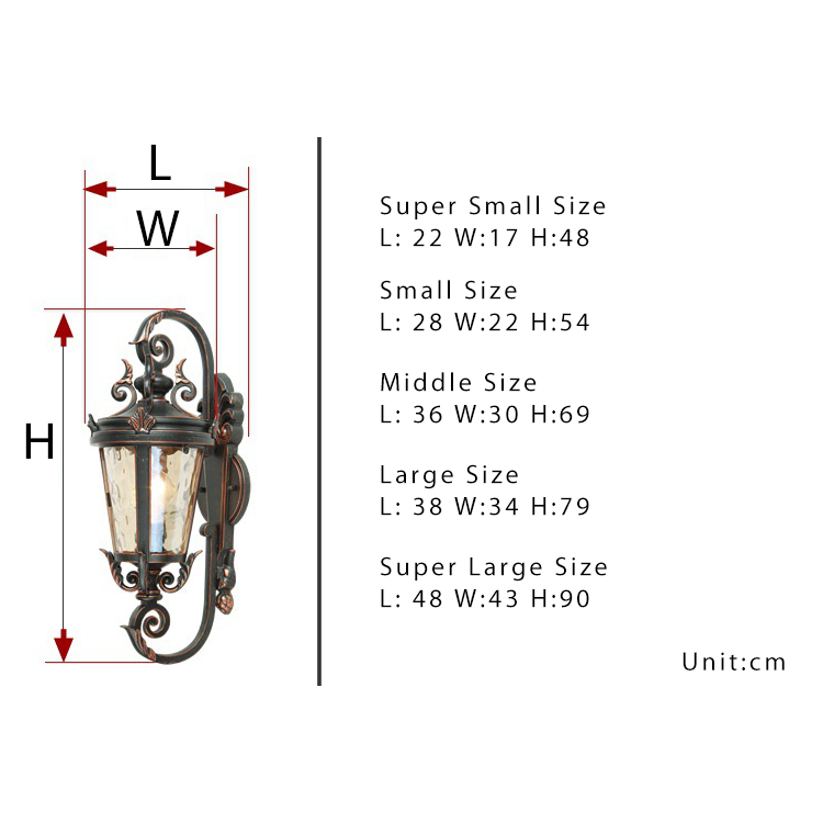 Modern Outdoor Garden Wall Lamp CMS300picture4