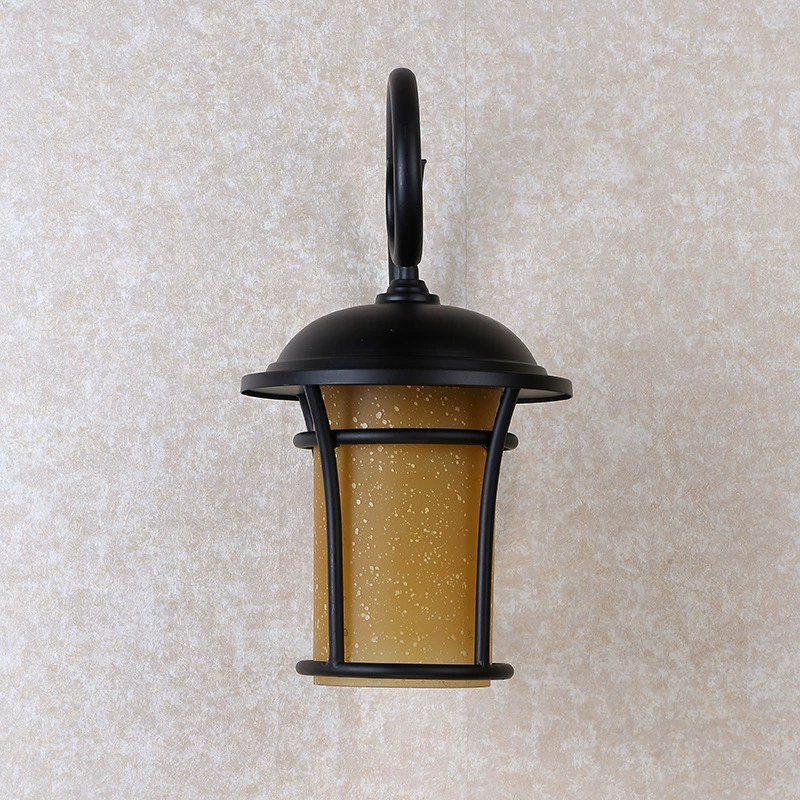 Retro Matte Black Outdoor IP65 Waterproof Patio Gate Balcony Wall Light RTS600picture4