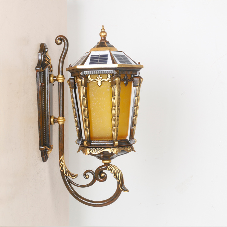 European IP65 Waterproof Aluminum Garden Solar Wall Lamp EUS510picture4