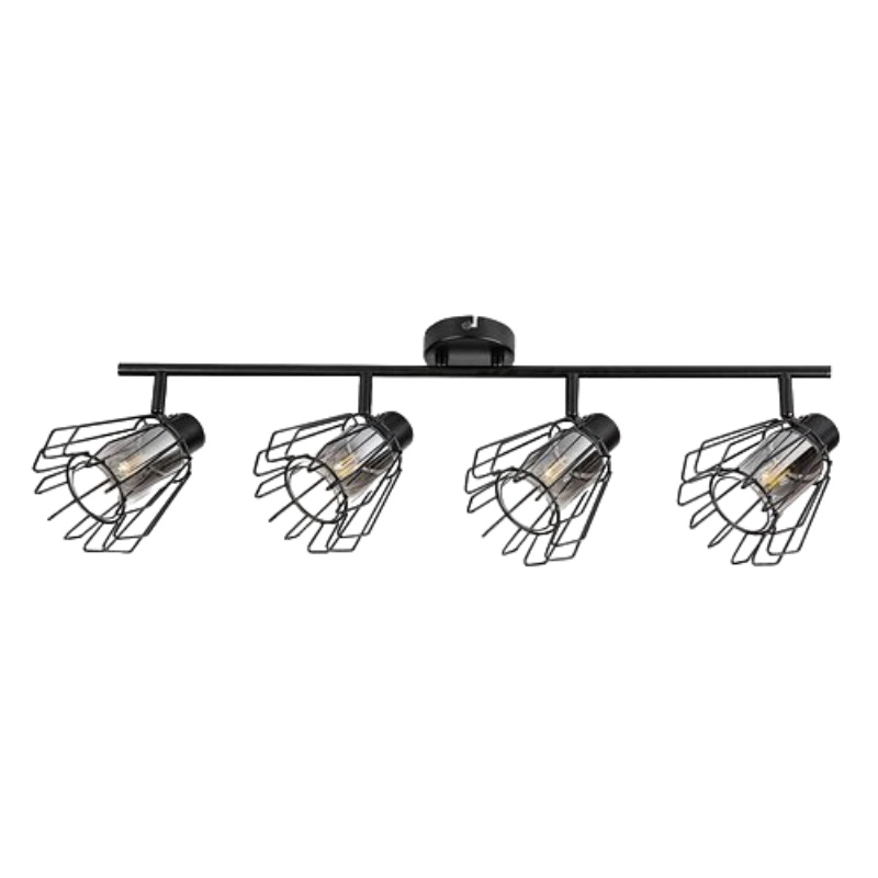 Retro Metal Cage Design Spotlight Pendant 4 Way Spot Lights RTS570picture2
