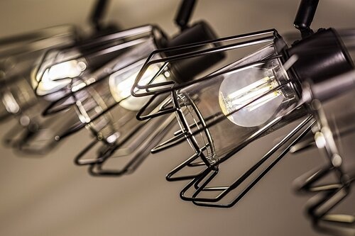 Retro Metal Cage Design Spotlight Pendant 4 Way Spot Lights RTS570picture5